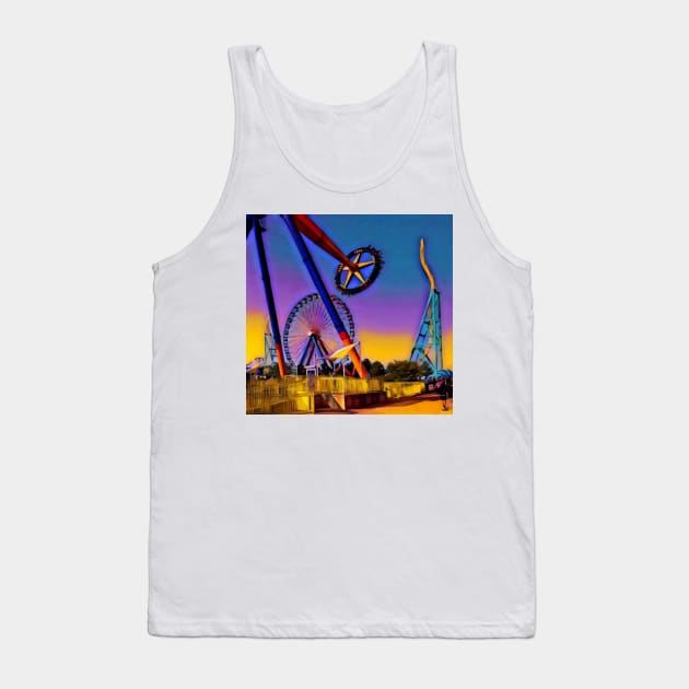 Radical Rides (Cedar Point) Tank Top by sarahkathart90